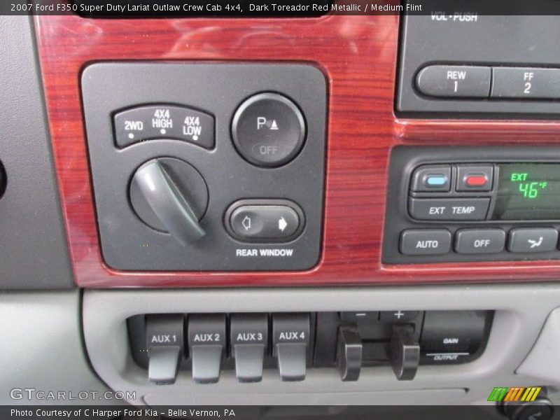 Dark Toreador Red Metallic / Medium Flint 2007 Ford F350 Super Duty Lariat Outlaw Crew Cab 4x4