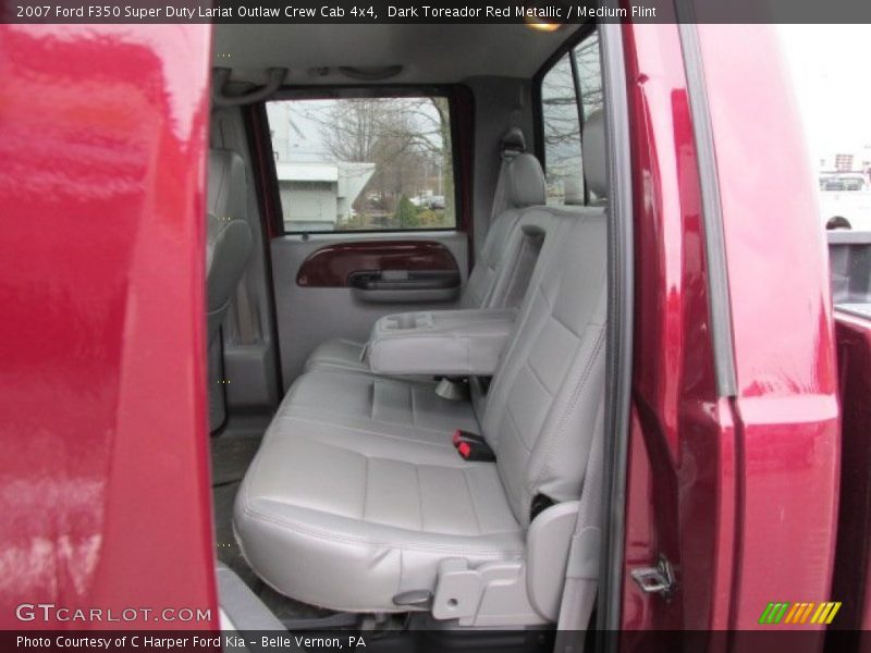 Dark Toreador Red Metallic / Medium Flint 2007 Ford F350 Super Duty Lariat Outlaw Crew Cab 4x4