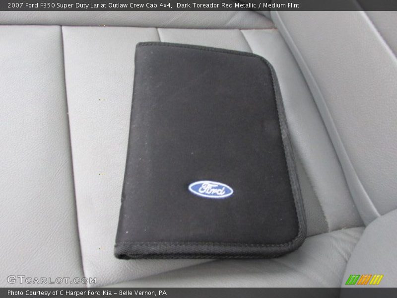 Dark Toreador Red Metallic / Medium Flint 2007 Ford F350 Super Duty Lariat Outlaw Crew Cab 4x4