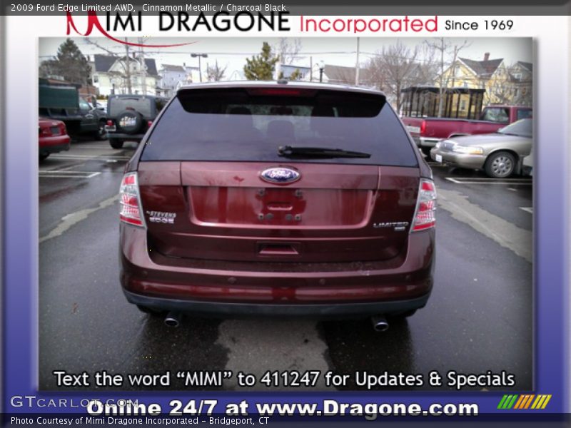 Cinnamon Metallic / Charcoal Black 2009 Ford Edge Limited AWD