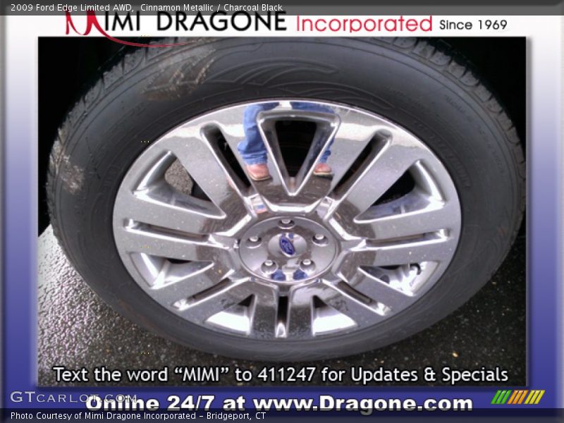 Cinnamon Metallic / Charcoal Black 2009 Ford Edge Limited AWD