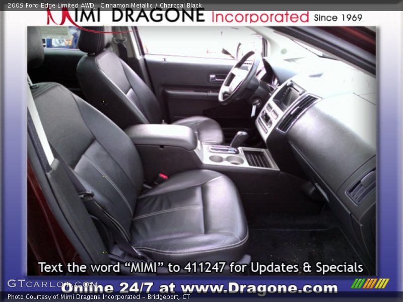 Cinnamon Metallic / Charcoal Black 2009 Ford Edge Limited AWD
