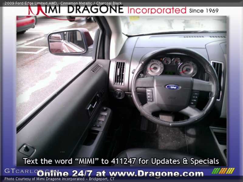 Cinnamon Metallic / Charcoal Black 2009 Ford Edge Limited AWD