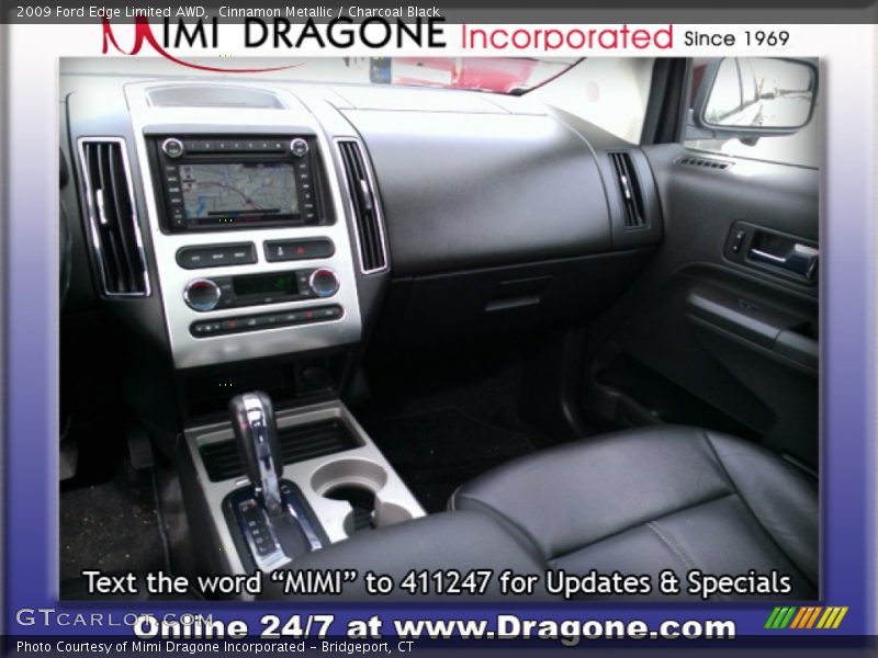 Cinnamon Metallic / Charcoal Black 2009 Ford Edge Limited AWD