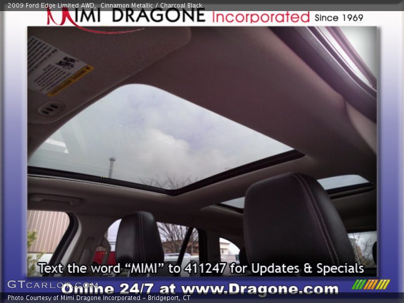 Cinnamon Metallic / Charcoal Black 2009 Ford Edge Limited AWD
