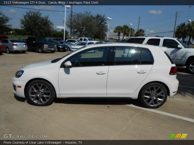 Candy White / Interlagos Plaid Cloth 2013 Volkswagen GTI 4 Door