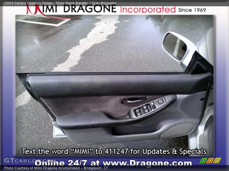Silver Stone Metallic / Gray Moquette 2004 Subaru Legacy L Sedan
