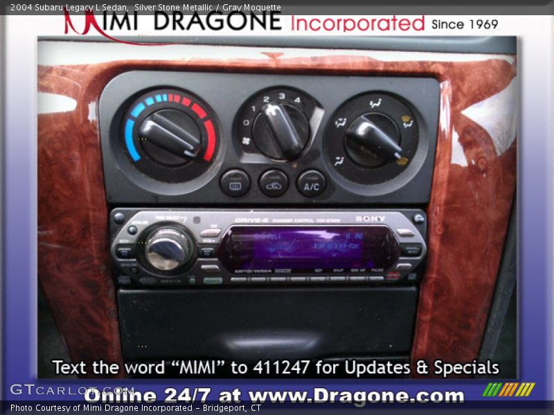 Silver Stone Metallic / Gray Moquette 2004 Subaru Legacy L Sedan