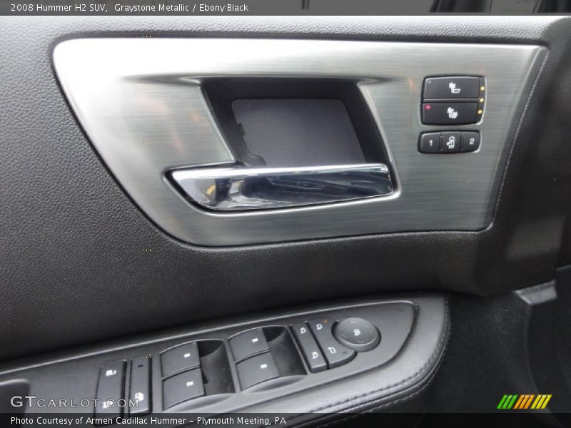 Graystone Metallic / Ebony Black 2008 Hummer H2 SUV