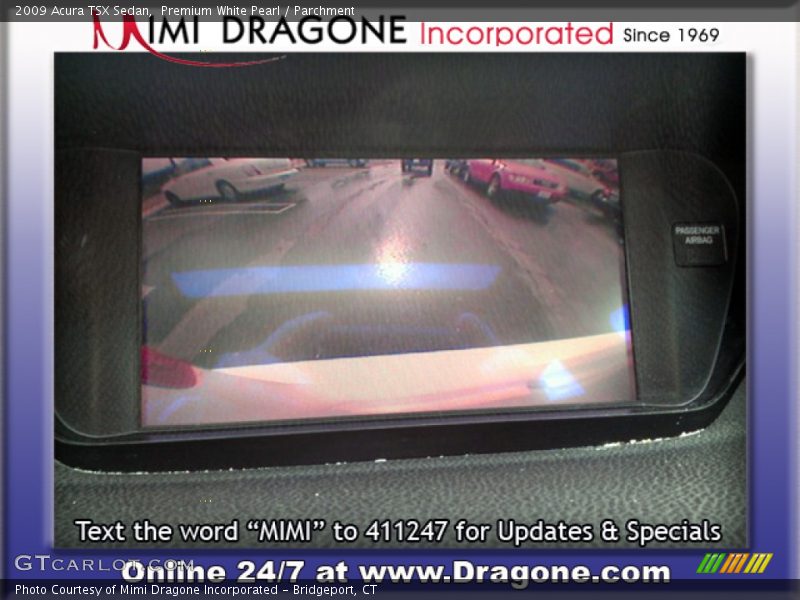 Premium White Pearl / Parchment 2009 Acura TSX Sedan