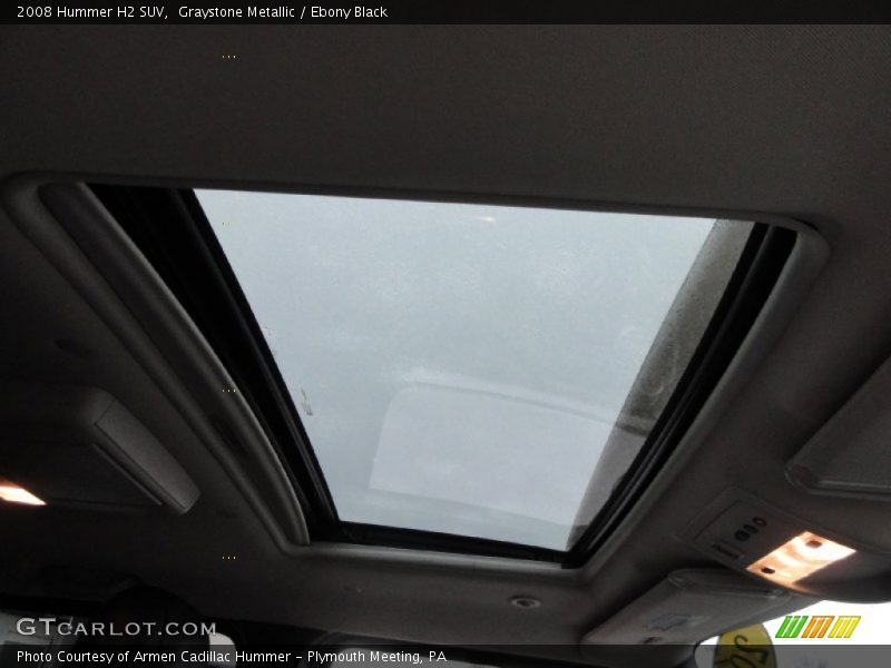 Graystone Metallic / Ebony Black 2008 Hummer H2 SUV