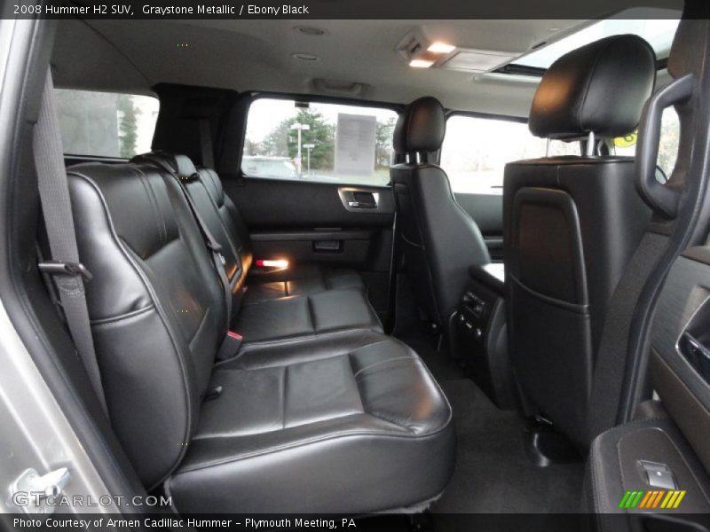 Graystone Metallic / Ebony Black 2008 Hummer H2 SUV