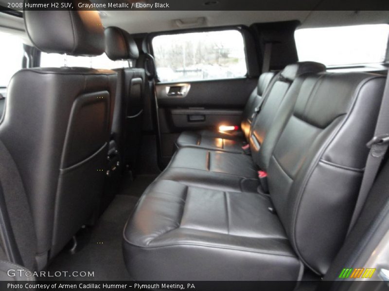 Graystone Metallic / Ebony Black 2008 Hummer H2 SUV