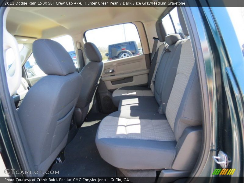 Hunter Green Pearl / Dark Slate Gray/Medium Graystone 2011 Dodge Ram 1500 SLT Crew Cab 4x4