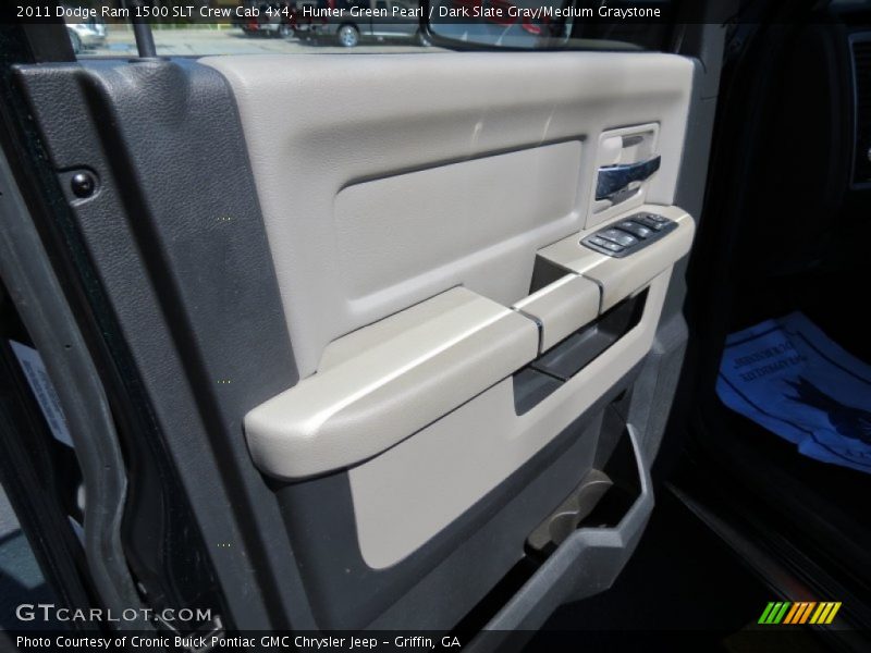 Hunter Green Pearl / Dark Slate Gray/Medium Graystone 2011 Dodge Ram 1500 SLT Crew Cab 4x4