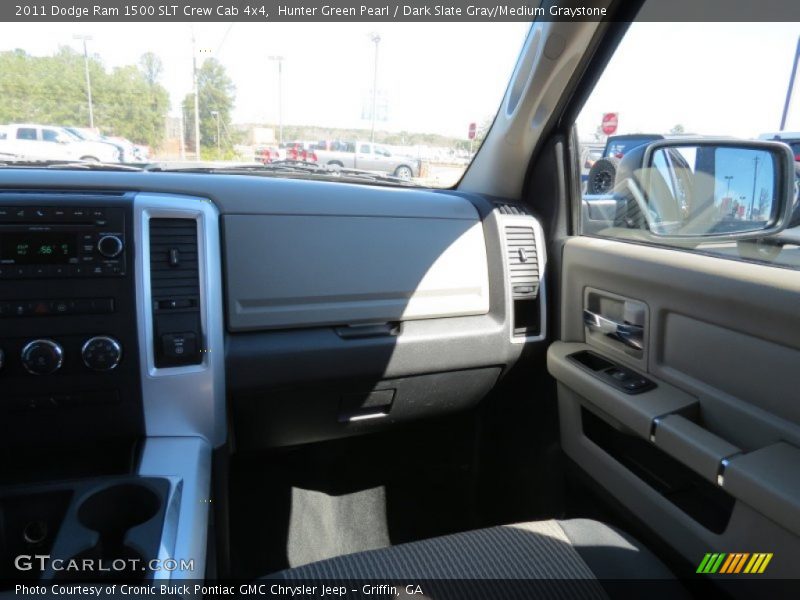 Hunter Green Pearl / Dark Slate Gray/Medium Graystone 2011 Dodge Ram 1500 SLT Crew Cab 4x4