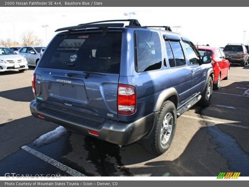 Bayshore Blue / Slate 2000 Nissan Pathfinder SE 4x4