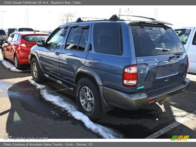 Bayshore Blue / Slate 2000 Nissan Pathfinder SE 4x4