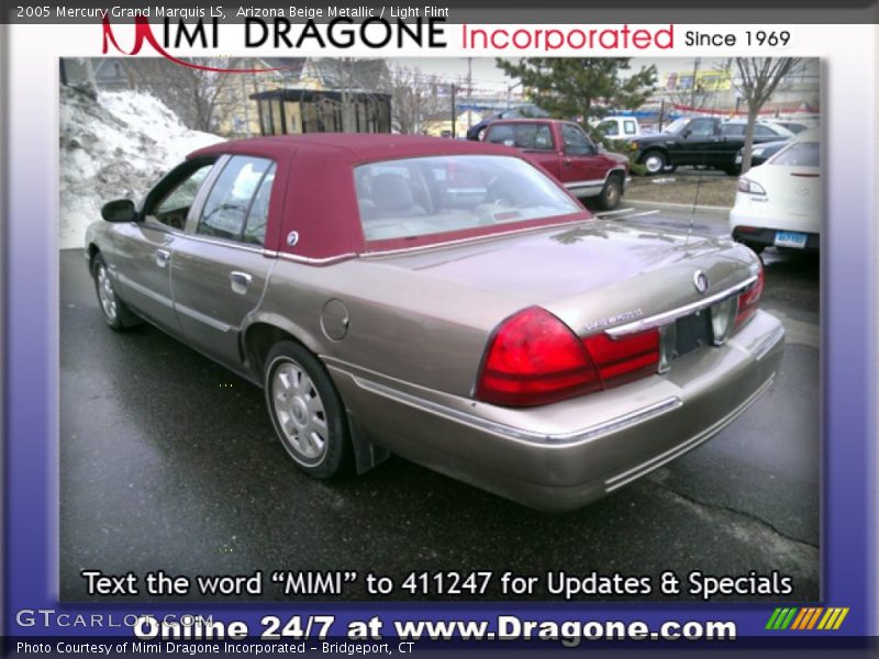 Arizona Beige Metallic / Light Flint 2005 Mercury Grand Marquis LS