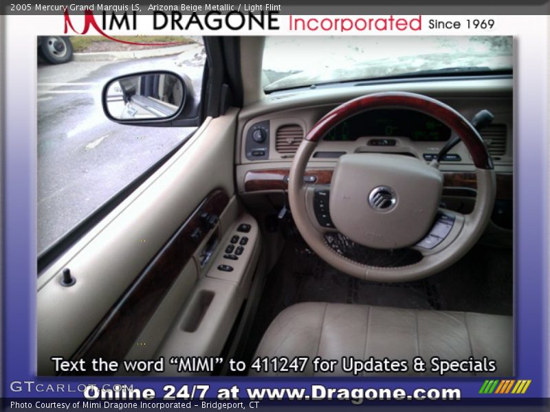 Arizona Beige Metallic / Light Flint 2005 Mercury Grand Marquis LS
