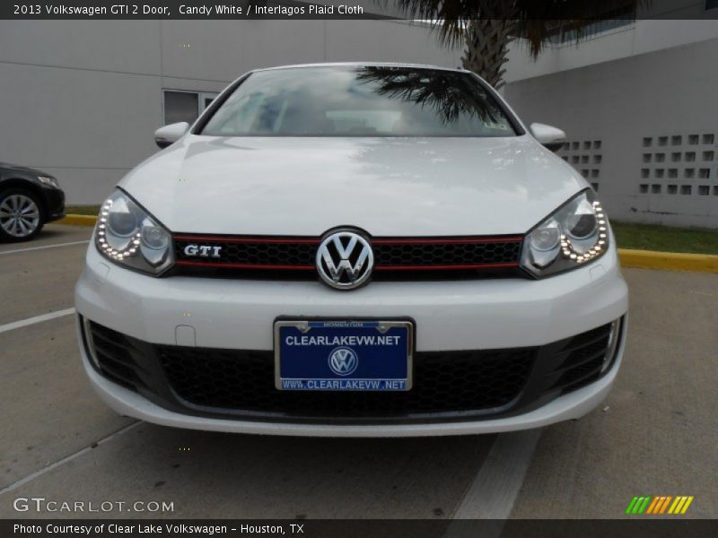 Candy White / Interlagos Plaid Cloth 2013 Volkswagen GTI 2 Door