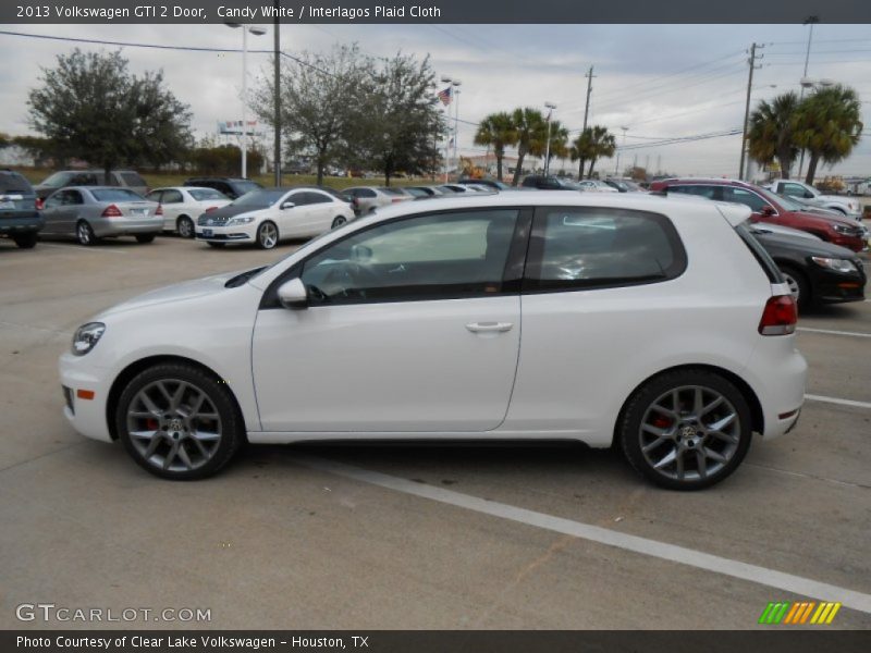 Candy White / Interlagos Plaid Cloth 2013 Volkswagen GTI 2 Door