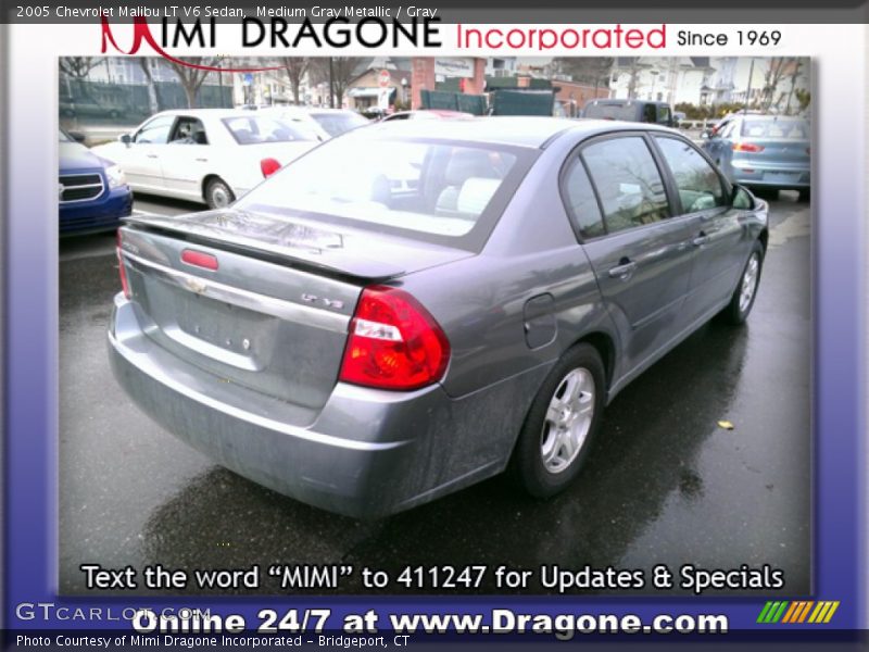 Medium Gray Metallic / Gray 2005 Chevrolet Malibu LT V6 Sedan