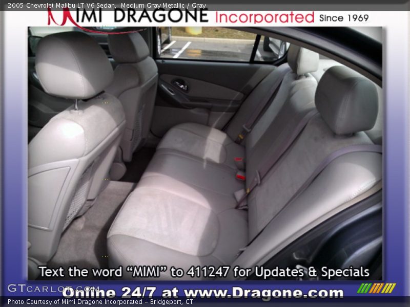Medium Gray Metallic / Gray 2005 Chevrolet Malibu LT V6 Sedan