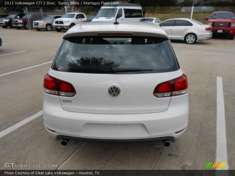 Candy White / Interlagos Plaid Cloth 2013 Volkswagen GTI 2 Door