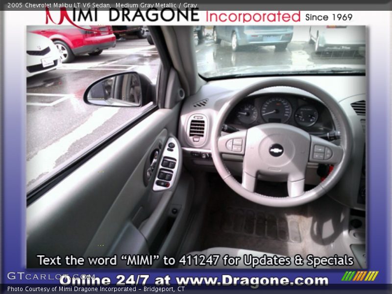Medium Gray Metallic / Gray 2005 Chevrolet Malibu LT V6 Sedan