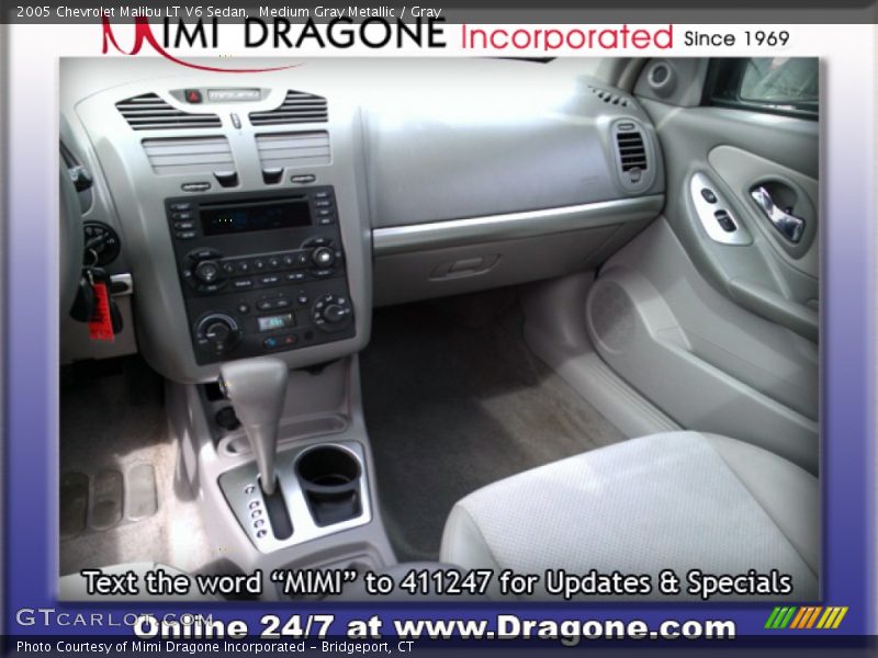 Medium Gray Metallic / Gray 2005 Chevrolet Malibu LT V6 Sedan