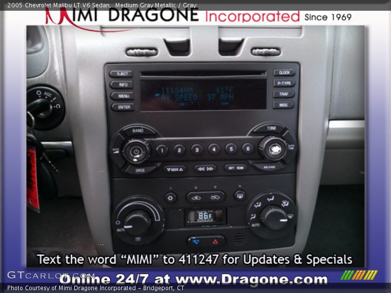 Medium Gray Metallic / Gray 2005 Chevrolet Malibu LT V6 Sedan