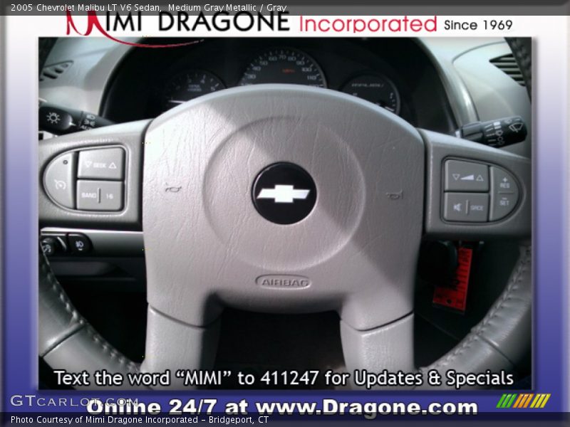 Medium Gray Metallic / Gray 2005 Chevrolet Malibu LT V6 Sedan