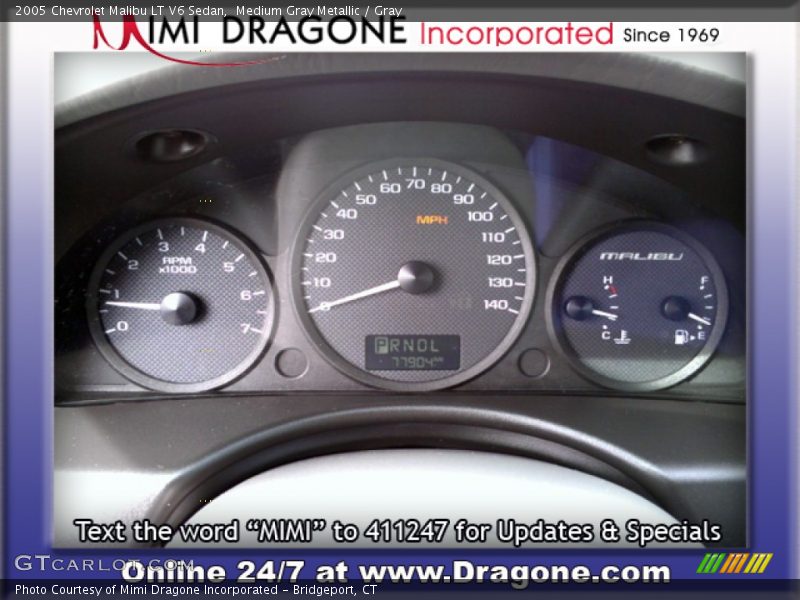 Medium Gray Metallic / Gray 2005 Chevrolet Malibu LT V6 Sedan