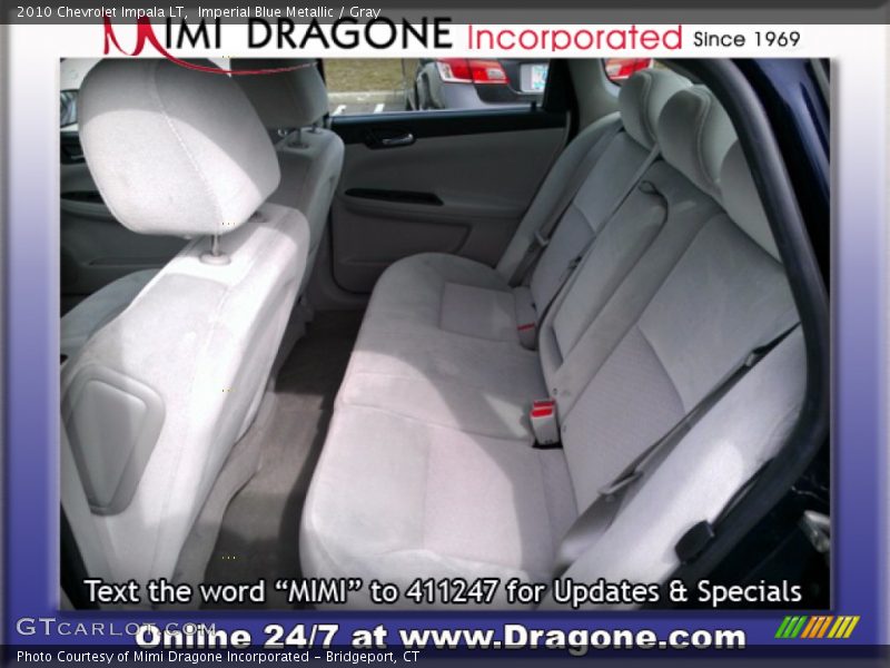 Imperial Blue Metallic / Gray 2010 Chevrolet Impala LT