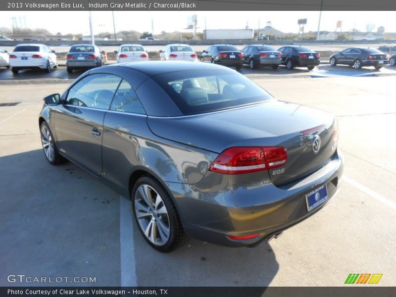 Indium Gray Metallic / Charcoal/Black 2013 Volkswagen Eos Lux