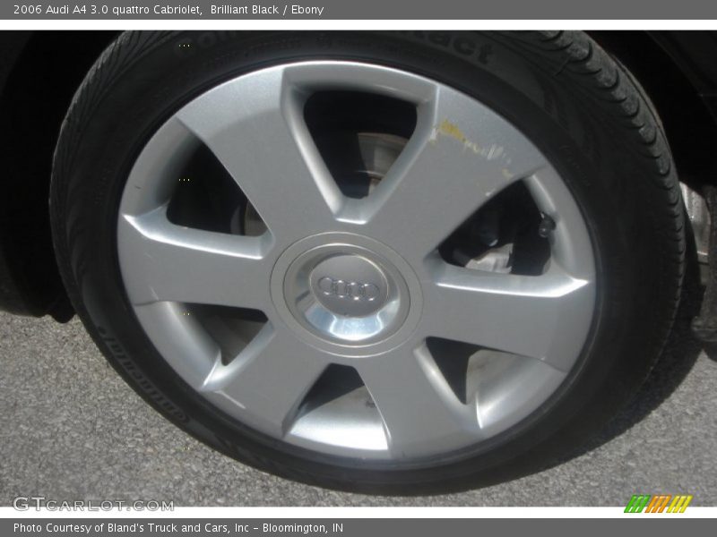 Brilliant Black / Ebony 2006 Audi A4 3.0 quattro Cabriolet