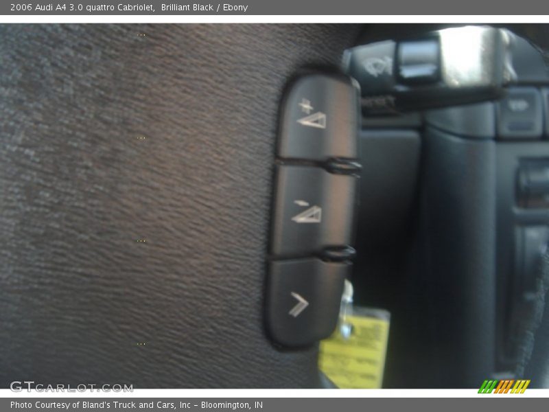 Brilliant Black / Ebony 2006 Audi A4 3.0 quattro Cabriolet