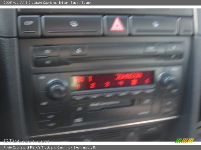 Brilliant Black / Ebony 2006 Audi A4 3.0 quattro Cabriolet