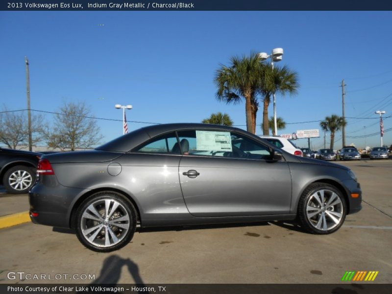 Indium Gray Metallic / Charcoal/Black 2013 Volkswagen Eos Lux