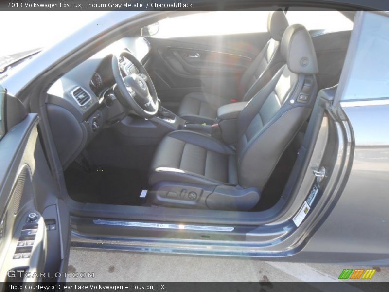 Indium Gray Metallic / Charcoal/Black 2013 Volkswagen Eos Lux