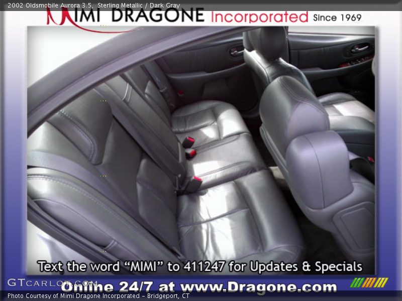 Sterling Metallic / Dark Gray 2002 Oldsmobile Aurora 3.5