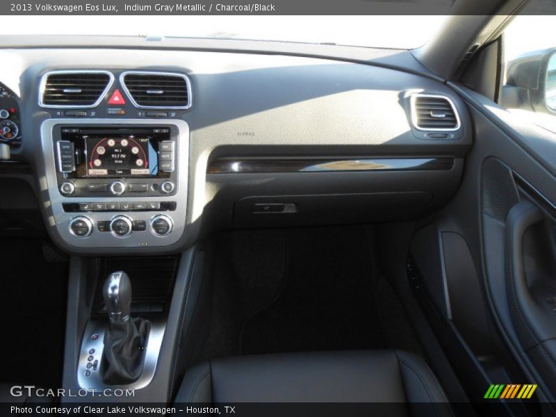 Indium Gray Metallic / Charcoal/Black 2013 Volkswagen Eos Lux