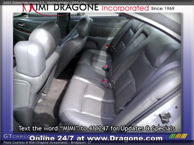 Sterling Metallic / Dark Gray 2002 Oldsmobile Aurora 3.5