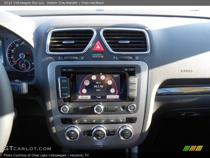 Indium Gray Metallic / Charcoal/Black 2013 Volkswagen Eos Lux