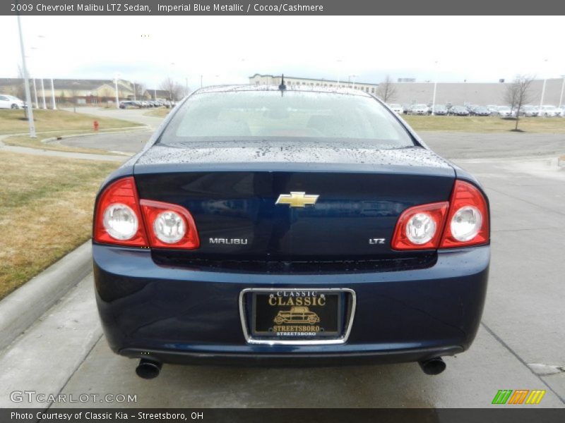 Imperial Blue Metallic / Cocoa/Cashmere 2009 Chevrolet Malibu LTZ Sedan