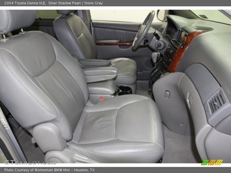 Silver Shadow Pearl / Stone Gray 2004 Toyota Sienna XLE