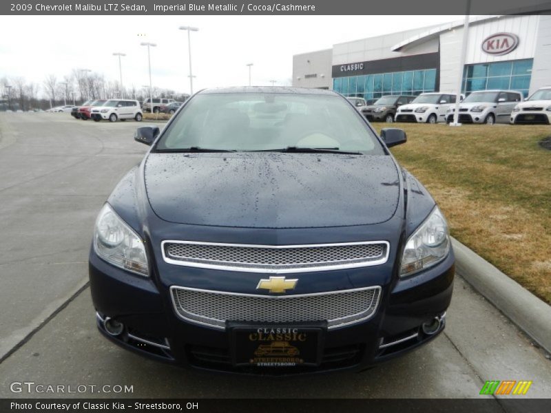 Imperial Blue Metallic / Cocoa/Cashmere 2009 Chevrolet Malibu LTZ Sedan