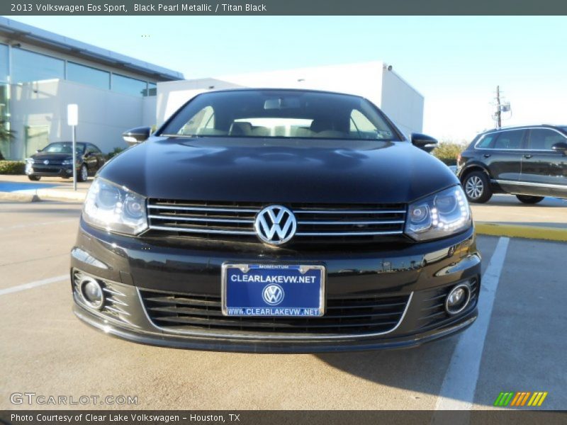 Black Pearl Metallic / Titan Black 2013 Volkswagen Eos Sport