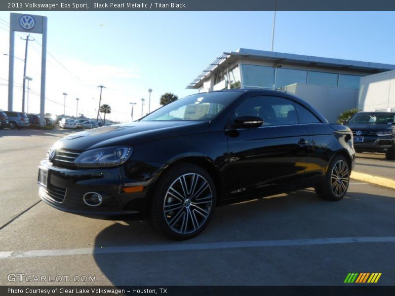 Black Pearl Metallic / Titan Black 2013 Volkswagen Eos Sport